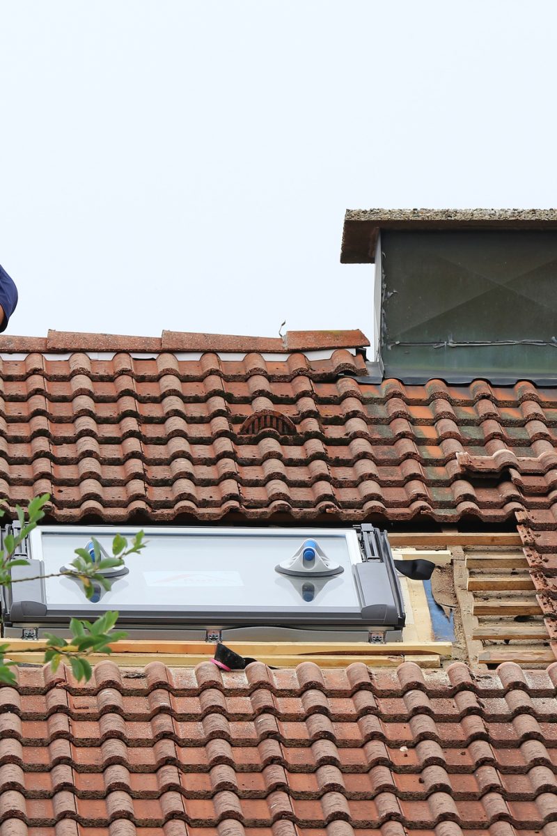 Installation of a new skylight in an older house